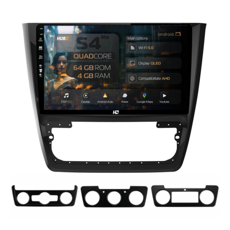 Navigații Skoda Yeti 2009-2017 - Carplay Skoda Yeti (2009-2017) 10Inch 4G 4+64GB | Hub64.ro