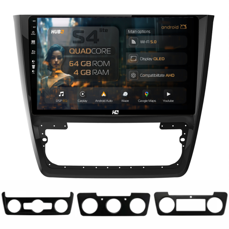 Yeti 2009 - >> - Carplay Skoda Yeti 10Inch 4G 4+64GB | Hub64.ro