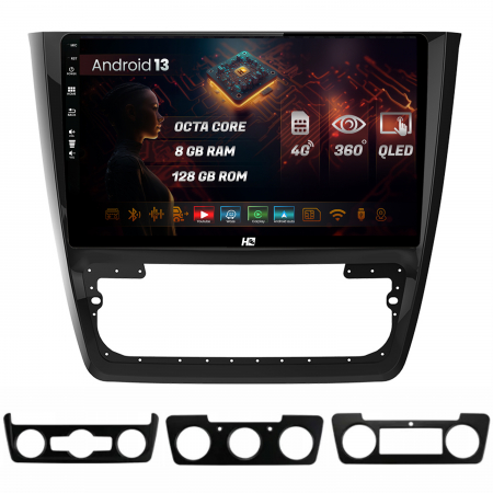 Yeti 2009 - >> - Carplay Skoda Yeti 10Inch Slot 4G 8+128GB | Hub64.ro