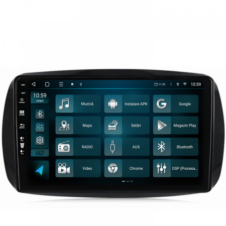 Carplay SMART Fortwo 2016-Prezent 6+128GB 4G 6GB | HUB64 [2]