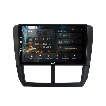 Forester 2008-2013 - QLED Android Subaru Forester 4+64GB | Hub64.ro