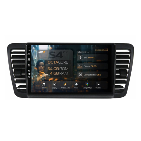 Navigații Subaru Legacy / Outback 2003-2009 - Navigatie Android Subaru Legacy / Outback (2003-2009) 4GB | Hub64.ro