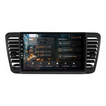 Navigații auto dedicate - Navigatie Android Subaru Legacy / Outback (2015-2018) 2GB | Hub64.ro