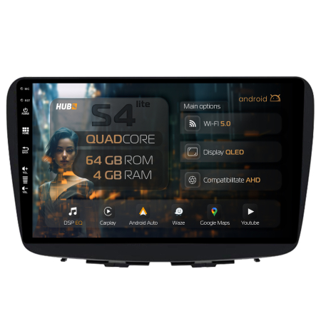 Baleno 2015 - >> - Navigatie QLED Suzuki Baleno Android 4GB | Hub64.ro