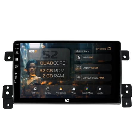 Grand-Vitara 1996-2014 - Navigatie Android 13 DACIA 2+32GB QUADCORE | Hub64.ro