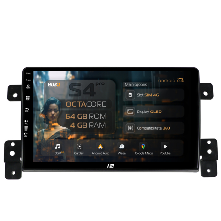 Grand-Vitara 1996-2014 - Navigatie Android 13 Suzuki Grand Vitara QLED | Hub64.ro