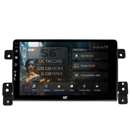 Grand-Vitara 1996-2014 - Navigatie Suzuki Grand Vitara 6+128GB 4G | Hub64.ro