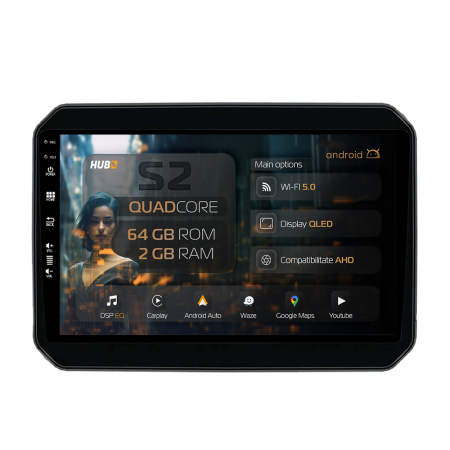 Suzuki - Navigatie Carplay Suzuki Ignis 2013+ 2GB | Hub64.ro