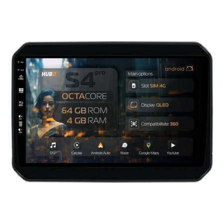 Navigații Suzuki Ignis 2016 - >> - Navigatie Android Suzuki Ignis (2016+) 4GB | Hub64.ro