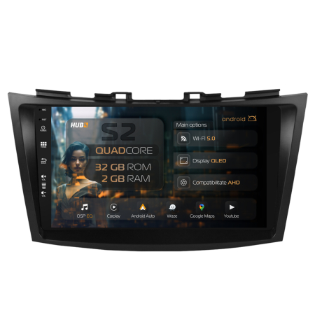 Swift 2011-2014 - Carplay SMART Fortwo 2007-2011 2+32GB | Hub64.ro