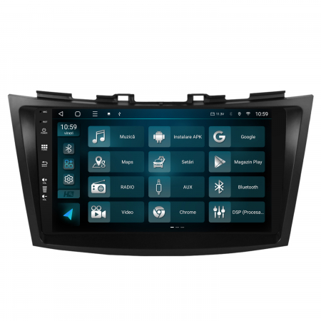 Navigatie Android Suzuki Swift 2011-2017 4G 6GB | Hub64.ro [2]