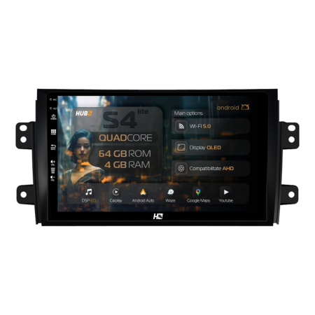 Navigații Fiat Sedici 2005-2014 - Navigatie Android Fiat Sedici (2005-2014) 4GB | Hub64.ro