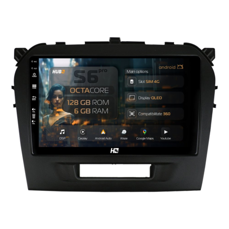Navigații Suzuki Vitara 2015 - >> - Navigatie Android Suzuki Vitara (2015+) 6GB | Hub64.ro