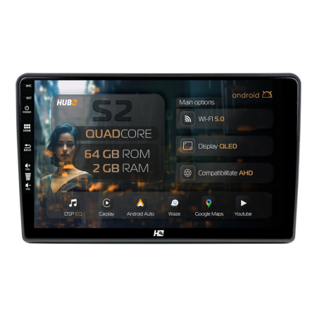 Navigații Toyota Auris 2006-2012 - Navigatie Carplay Toyota Auris 2006-2012 2GB | Hub64.ro