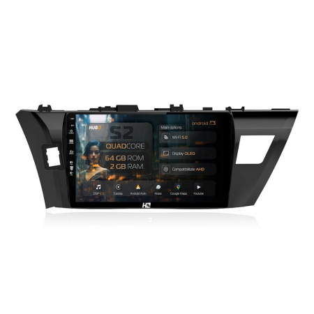 Navigații Toyota Corolla 2013-2018 - Navigatie Carplay Toyota Corolla 2012-2016 2GB | Hub64.ro