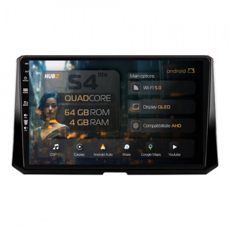 Navigații Toyota Corolla 2019-2023 - Navigatie Android Toyota Corolla QLED | Hub64.ro
