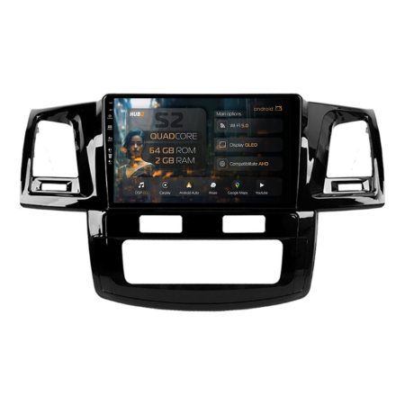 Navigații Toyota Hilux 2005-2015 - Navigatie Carplay Toyota Hilux Android 2GB | Hub64.ro