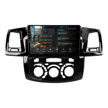 Navigații auto dedicate - Navigatie Carplay Toyota Hilux Android 2GB | Hub64.ro