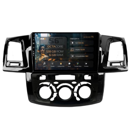 Hilux 2005-2014 - Navigatie 4G 6GB Toyota Hilux Android 6GB | Hub64.ro