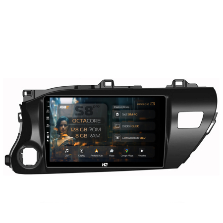 Hilux 2015 - >> - Navigatie Android 13 Toyota Hilux 8+128GB | Hub64.ro