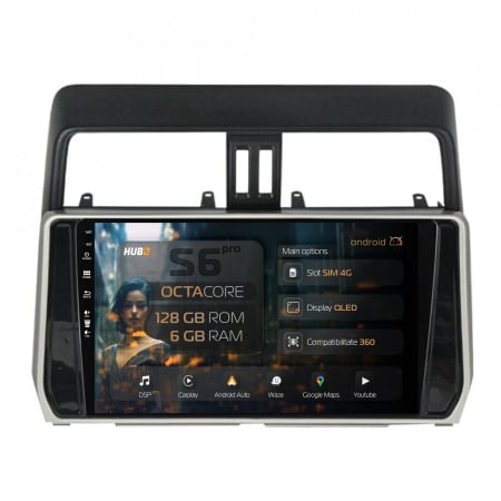 Land Cruiser Prado J150 2018 ->> - Navigatie Android 13 Land Cruiser 2018+ 6GB | Hub64.ro