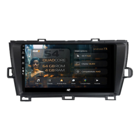 Navigații Toyota Prius 2009-2015 - Navigatie Android Toyota Prius QLED | Hub64.ro