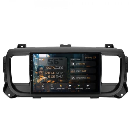 Proace 2016-2020 - Navigatie Android 13 Toyota Proace 2016+ 4G 6GB | Hub64.ro