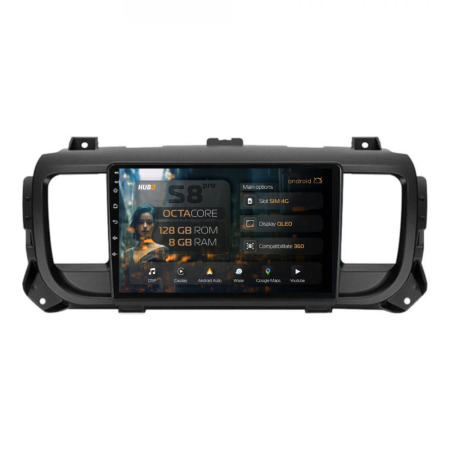 Navigații Toyota Proace 2016-2024 - Android Toyota Proace 2016-2024 8+128GB | Hub64.ro