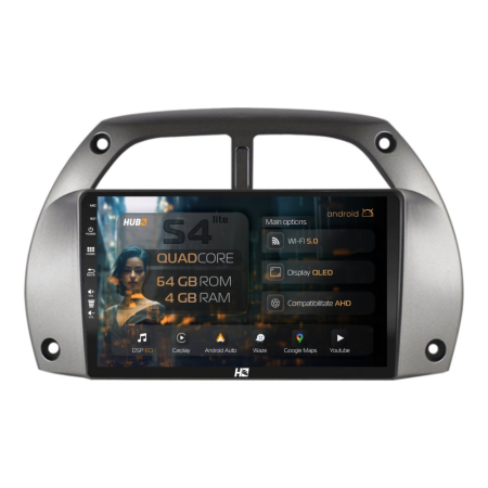 Navigații Toyota RAV4 2000-2005 - Navigatie Android Toyota RAV4 QLED | Hub64.ro