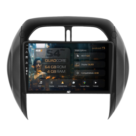 Navigații Toyota RAV4 2000-2005 - Navigatie Android Toyota RAV4 QLED | Hub64.ro