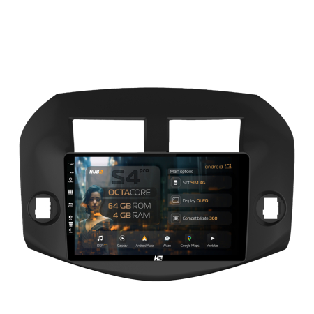 RAV4 2006-2012 - Navigatie Android 13 Toyota RAV4 QLED | Hub64.ro