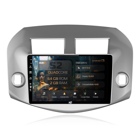 Navigații Toyota RAV4 2006-2012 - Carplay Android Toyota RAV4 2GB | Hub64.ro
