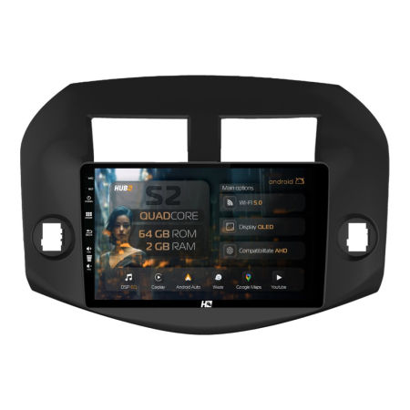 Navigații Toyota RAV4 2006-2012 - Carplay Android Toyota RAV4 2GB | Hub64.ro
