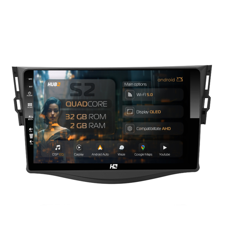 RAV4 2006-2012 - Carplay Android 13 Mercedes W203 2GB | Hub64.ro
