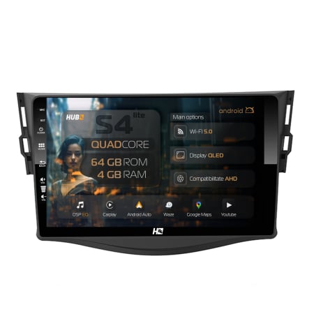 RAV4 2006-2012 - Android 13 Toyota RAV4 06-13 4GB QLED | Hub64.ro