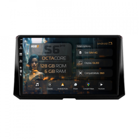 RAV4 2018 - >> - Carplay Android 13 Toyota RAV4 2018+ 6GB | Hub64.ro