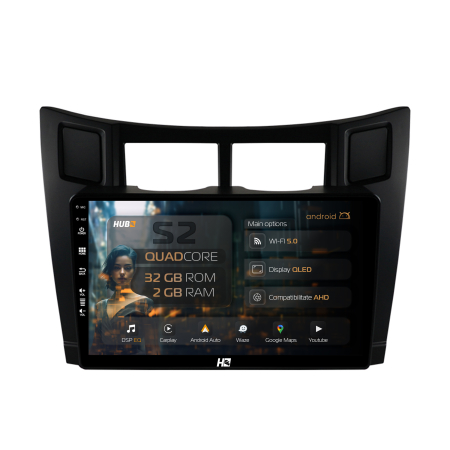 Yaris 2005-2011 - Navigatie Carplay Android 13 Nissan X-Trail 2GB | Hub64.ro