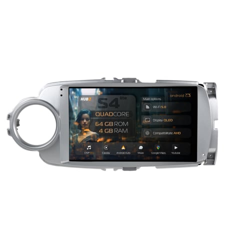 Yaris 2011-2018 - Navigatie QLED Toyota Yaris 2010+ 4GB | Hub64.ro