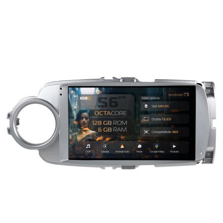 Yaris 2011-2018 - Navigatie Android 4G 6GB Toyota Yaris 2010+ 6GB | Hub64.ro