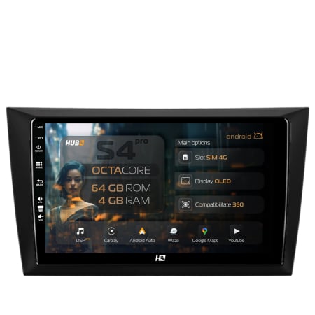 Golf 6 2009-2012 - Navigatie Android 13 VW Golf 6 Qled | Hub64.ro