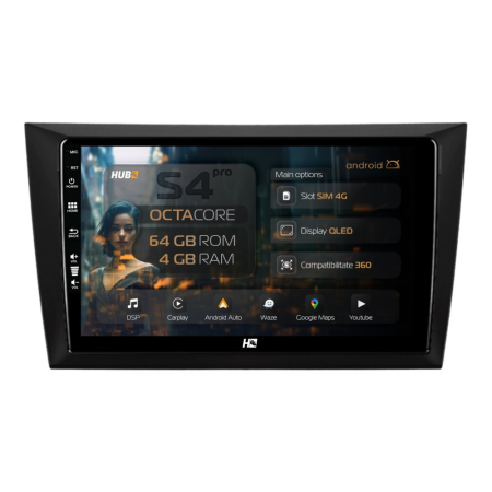 Navigații Volkswagen Golf 6 2008-2013 - Navigatie Android VW Golf 6 Qled | Hub64.ro