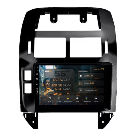 Navigații Volkswagen Polo 4 MK4 2001-2009 - Navigatie VW Polo 4G 6GB 6+128GB | Hub64.ro