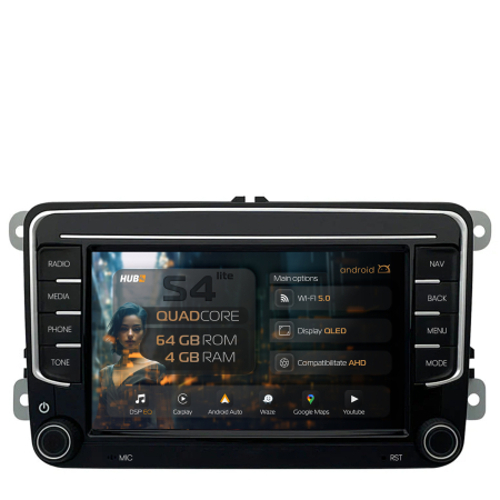 Passat B6 2006-2011 - Navigatie Volkswagen, Skoda, Seat, Android | HB-64VW74LGB