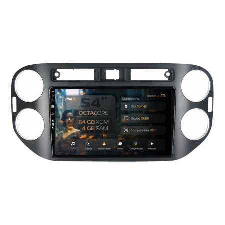 Navigații Volkswagen Tiguan 2010-2016 - Navigatie QLED VW Tiguan (2010-2016) 4GB | Hub64.ro