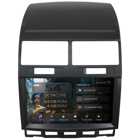Touareg 2002-2010 - Android 13 Volkswagen Touareg 02-11 QLED| Hub64.ro