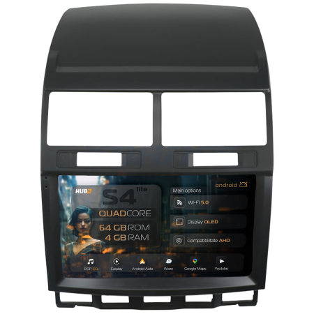 Touareg 2002-2010 - Android 13 Volkswagen Touareg 02-11 QLED| Hub64.ro