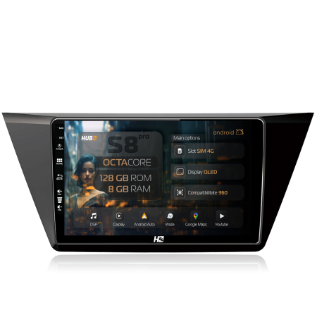 Touran 2016 - >> - Navigatie Android Volkswagen Touran 2016+ 8GB | Hub64.ro