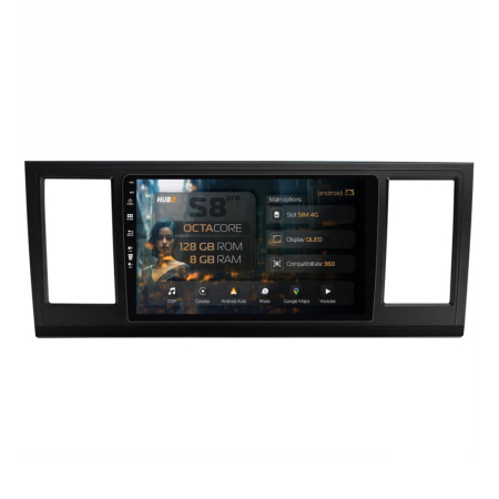 Navigații Volkswagen Transporter / Caravelle / Multivan T6 2015-2019 - Navigatie VW Multivan T6/ Caravelle Slot 4G 8+128GB | Hub64.ro