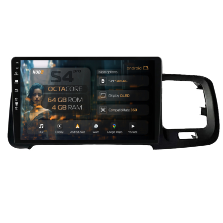 Navigatie QLED Volvo S60 2010-2015 4GB | Hub64.ro [0]