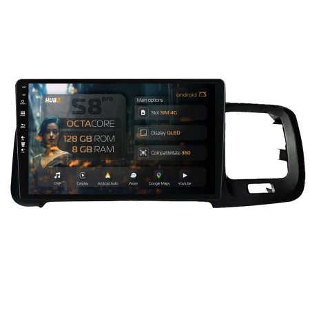 Navigatie Android Volvo S60 2010-2015 8GB | Hub64.ro [0]